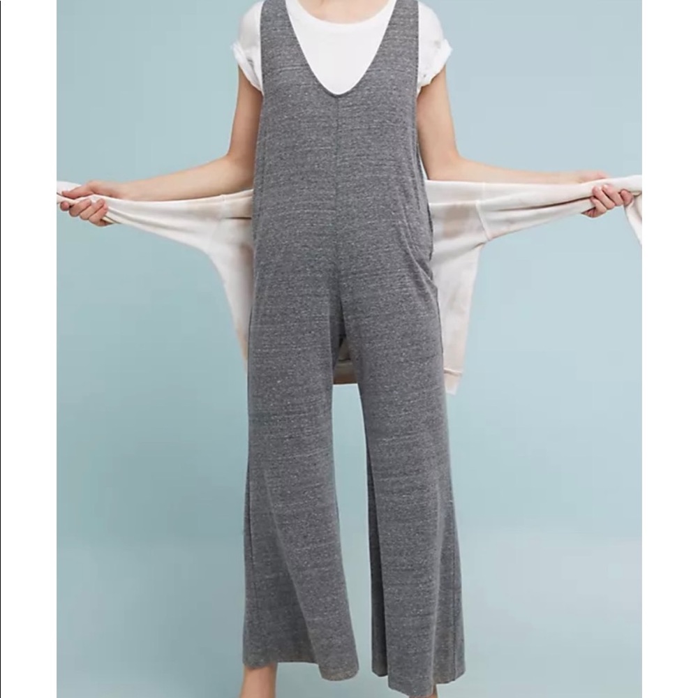 Cloth & Stone | Anthro | L | Grey Jumpsuit
